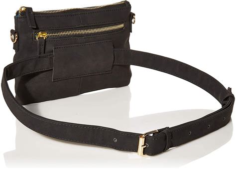 leather fanny pack rfid protection|fanny pack with removable belt.